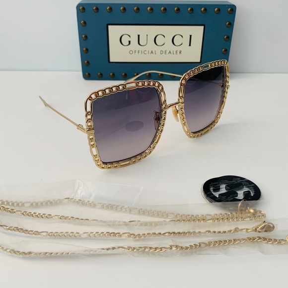 💯- New Authentic Gucci's GG1033S Oversized sunglasses - Picture 6 of 13